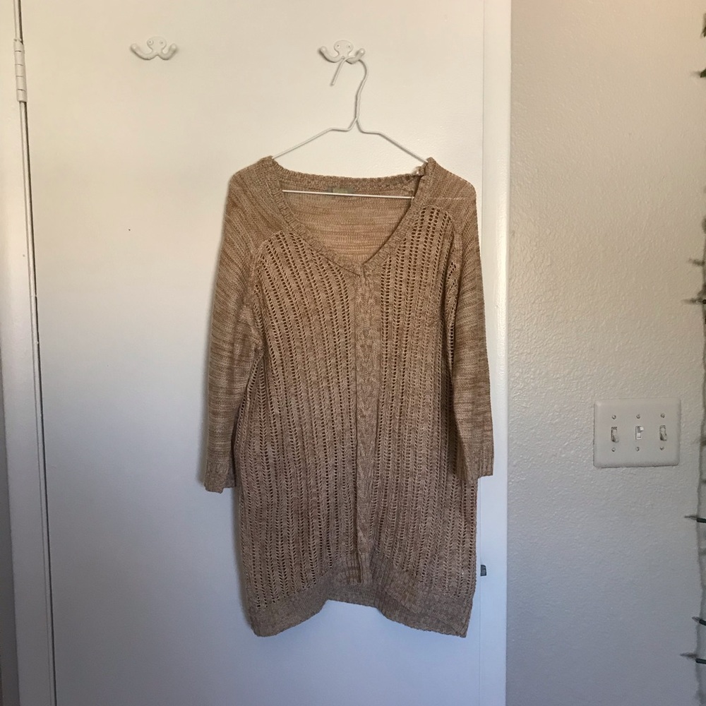 Tan knitted sweater/ top